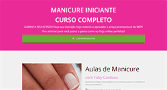 Desktop Screenshot of escolamanicure.com