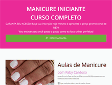 Tablet Screenshot of escolamanicure.com